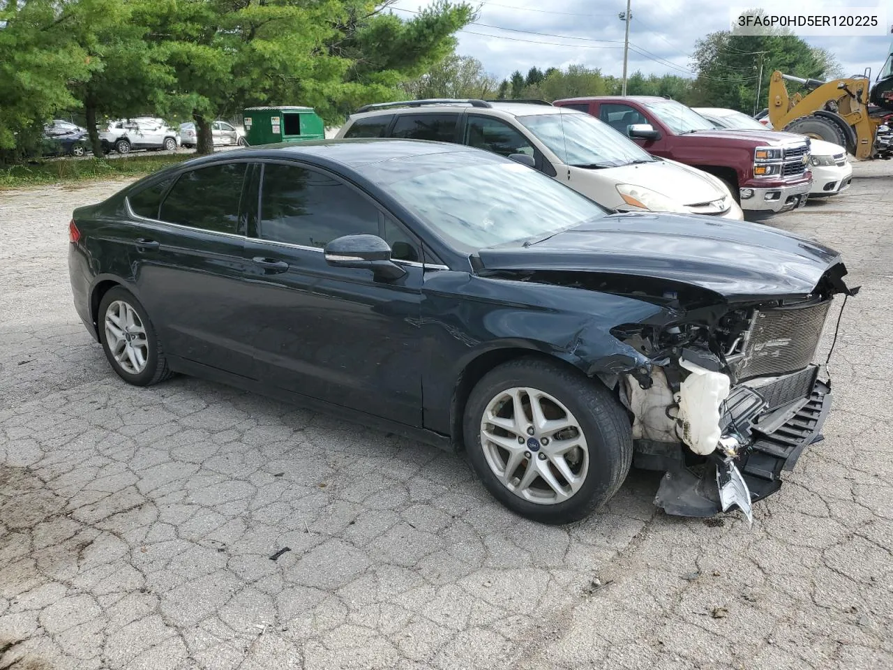 2014 Ford Fusion Se VIN: 3FA6P0HD5ER120225 Lot: 73103184