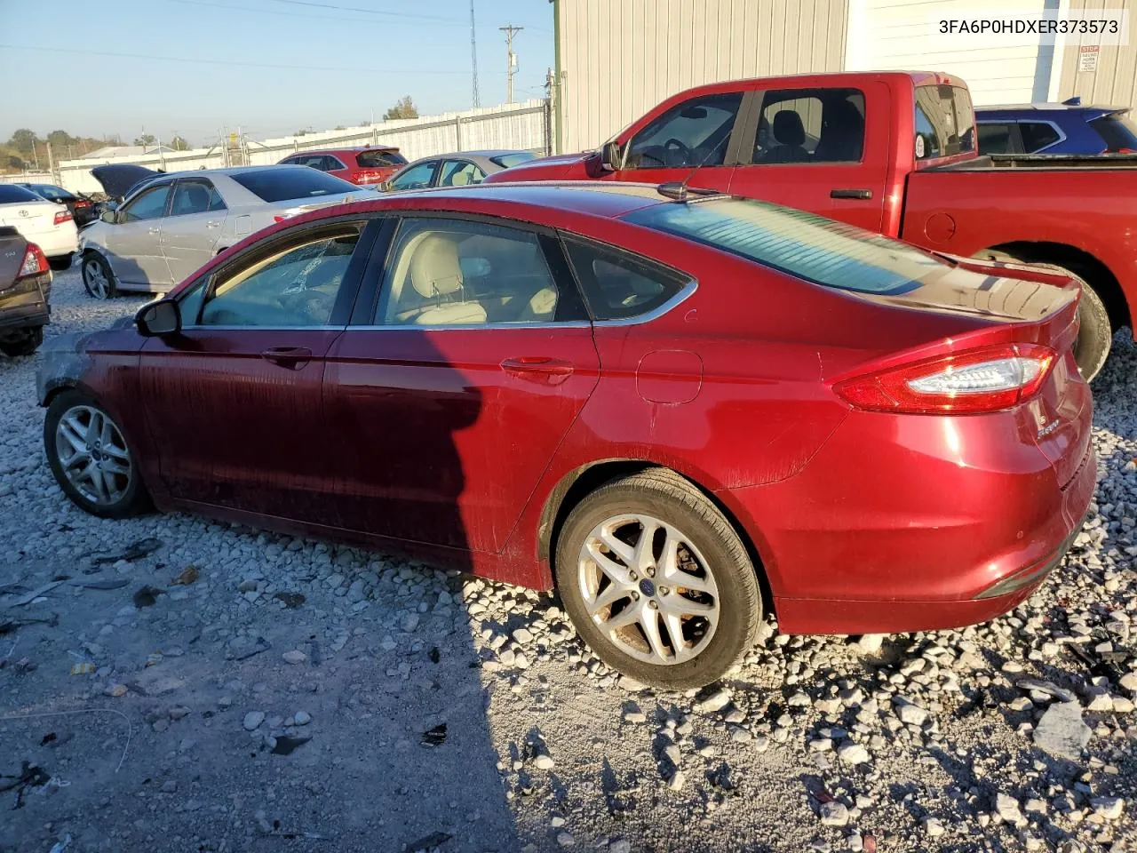 2014 Ford Fusion Se VIN: 3FA6P0HDXER373573 Lot: 73121944