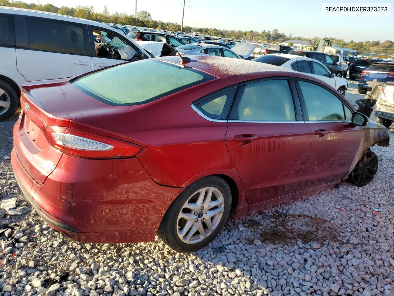 2014 Ford Fusion Se VIN: 3FA6P0HDXER373573 Lot: 73121944