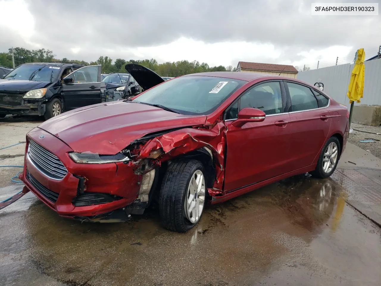 3FA6P0HD3ER190323 2014 Ford Fusion Se