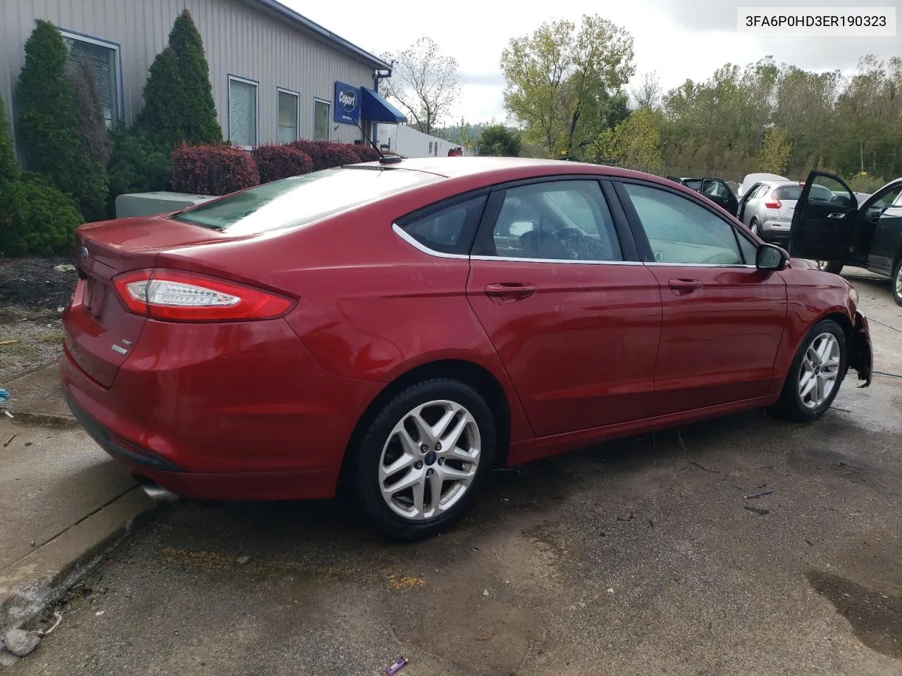 3FA6P0HD3ER190323 2014 Ford Fusion Se