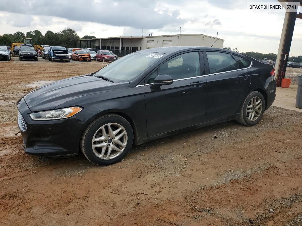 2014 Ford Fusion Se VIN: 3FA6P0HR4ER115741 Lot: 73182374