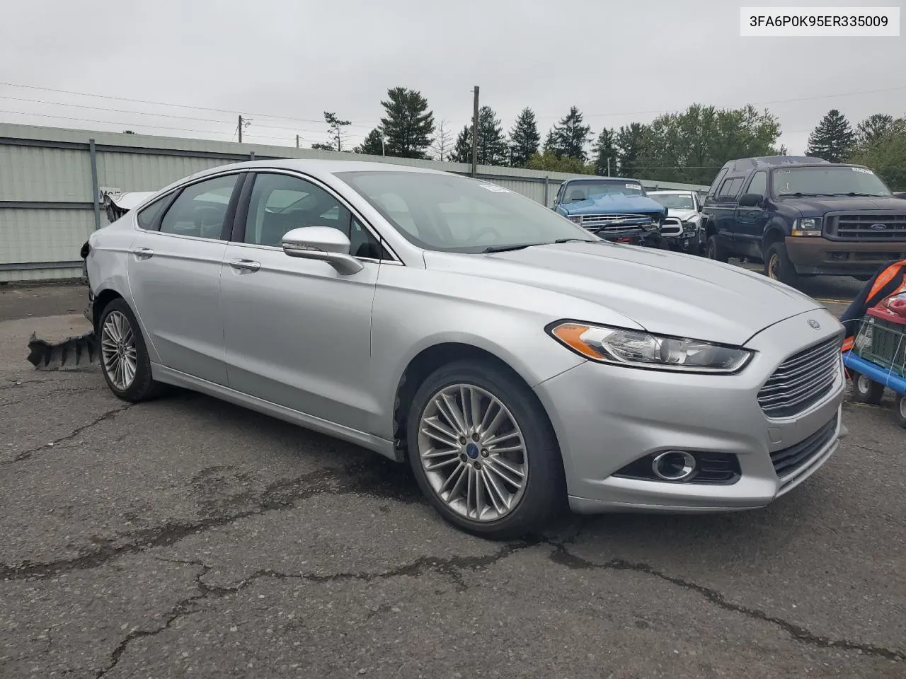 2014 Ford Fusion Titanium VIN: 3FA6P0K95ER335009 Lot: 73255494