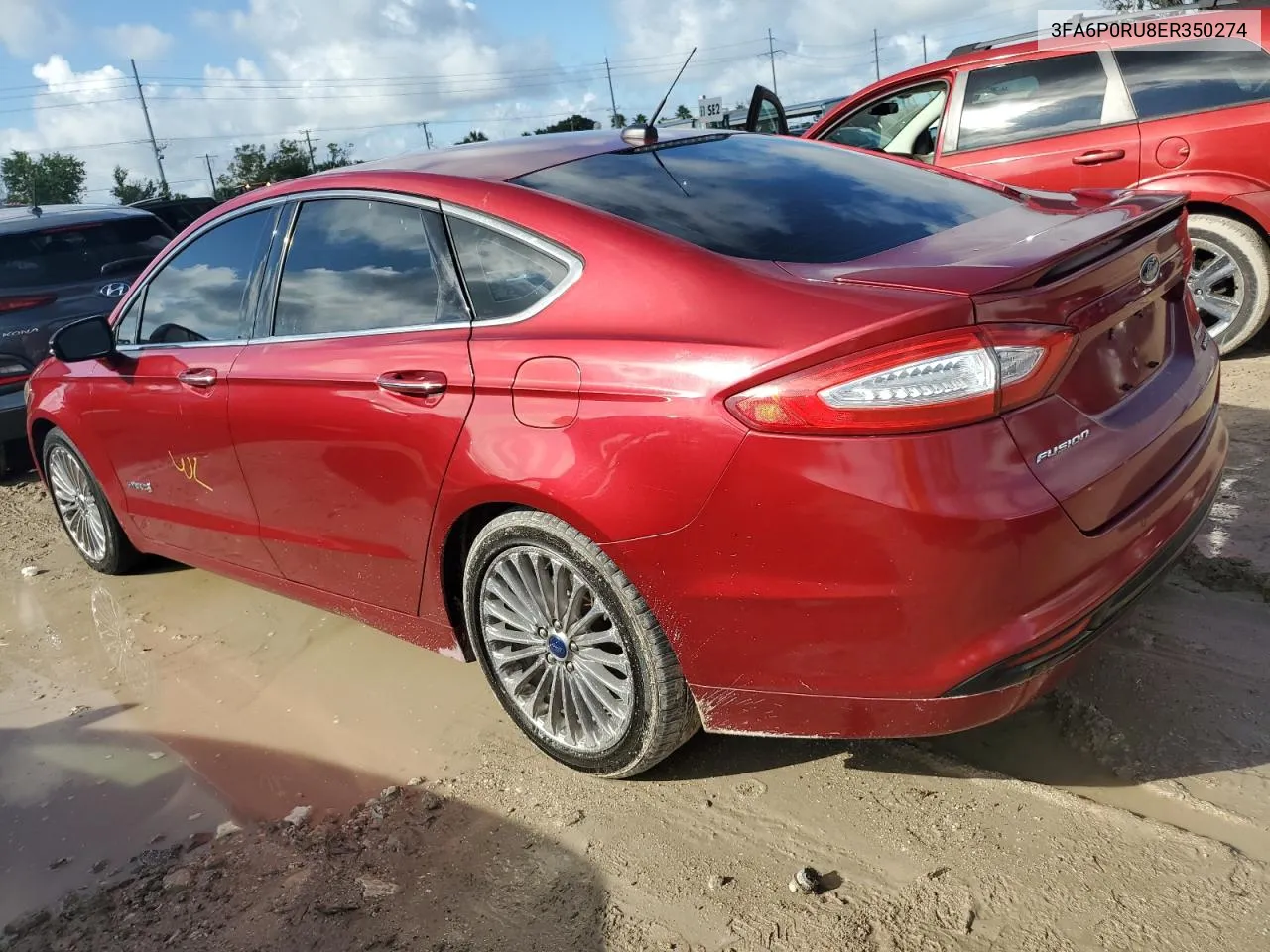 2014 Ford Fusion Titanium Hev VIN: 3FA6P0RU8ER350274 Lot: 73766734