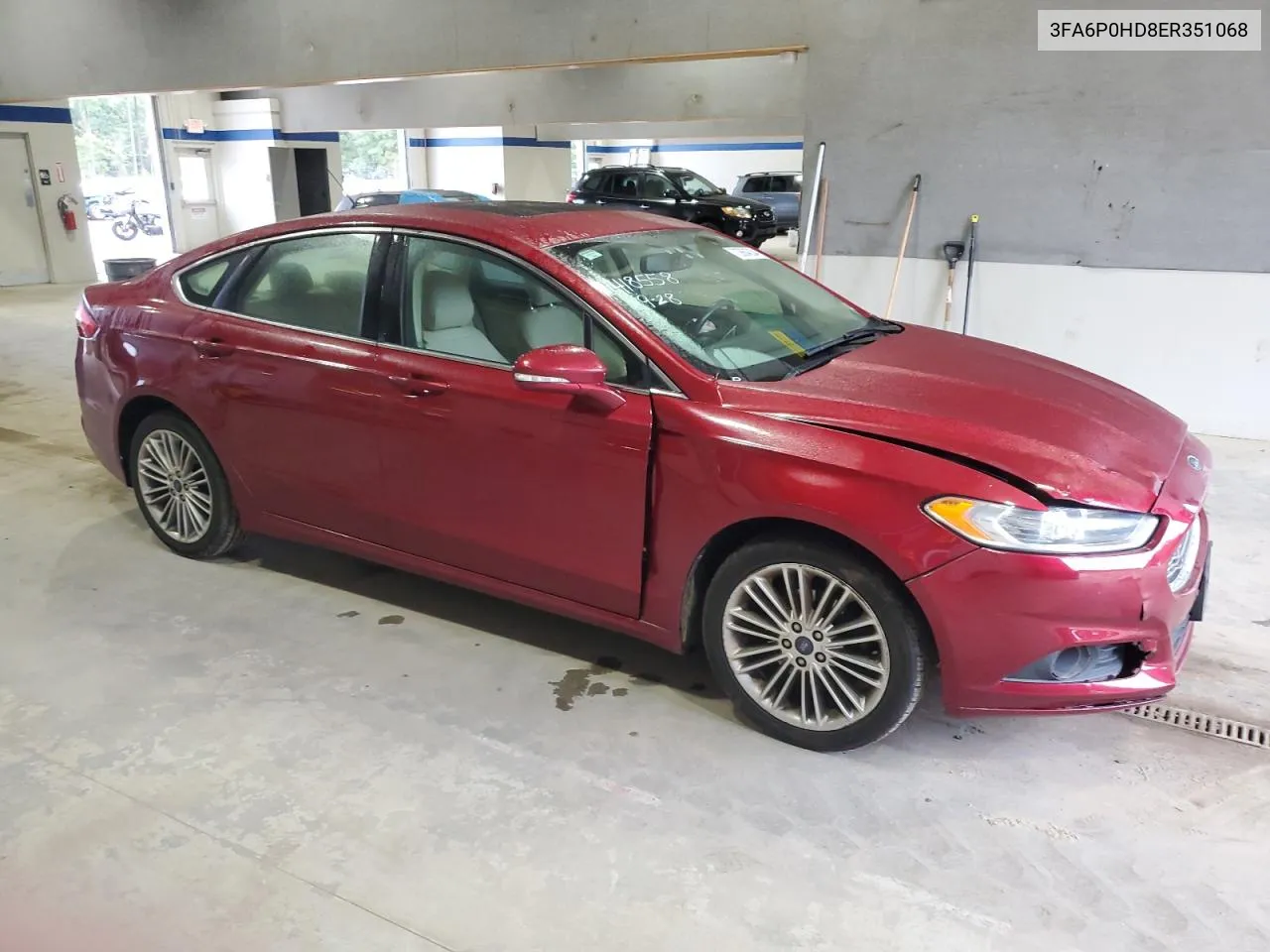 2014 Ford Fusion Se VIN: 3FA6P0HD8ER351068 Lot: 73864834