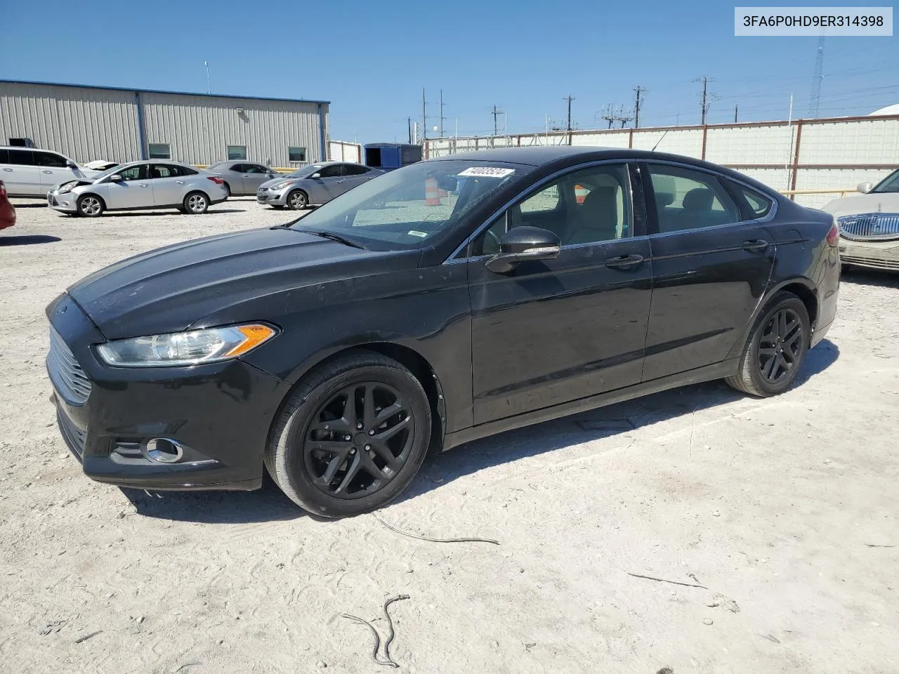 2014 Ford Fusion Se VIN: 3FA6P0HD9ER314398 Lot: 74003524