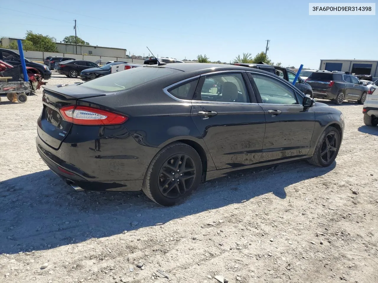 2014 Ford Fusion Se VIN: 3FA6P0HD9ER314398 Lot: 74003524