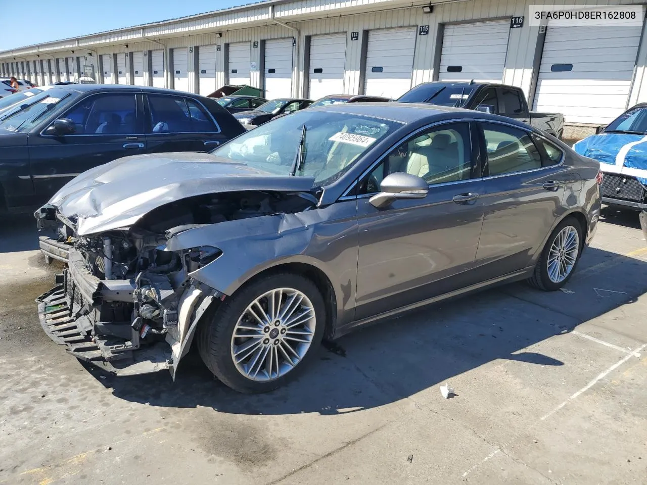 2014 Ford Fusion Se VIN: 3FA6P0HD8ER162808 Lot: 74095964