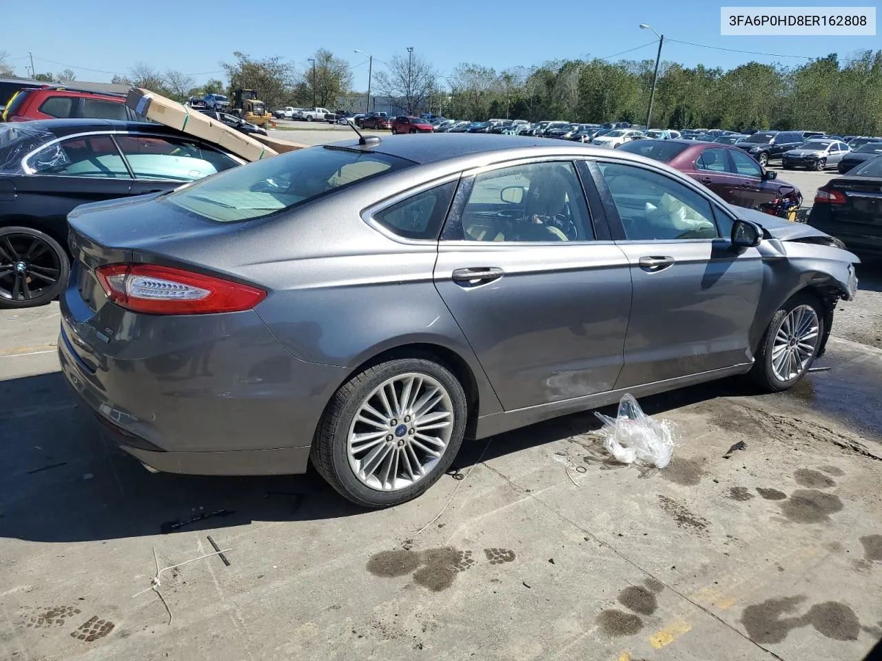 2014 Ford Fusion Se VIN: 3FA6P0HD8ER162808 Lot: 74095964