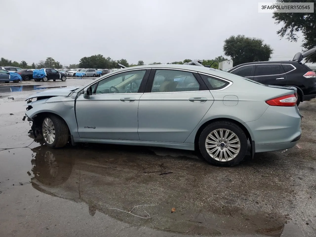 2014 Ford Fusion Se Hybrid VIN: 3FA6P0LU1ER350545 Lot: 74818564