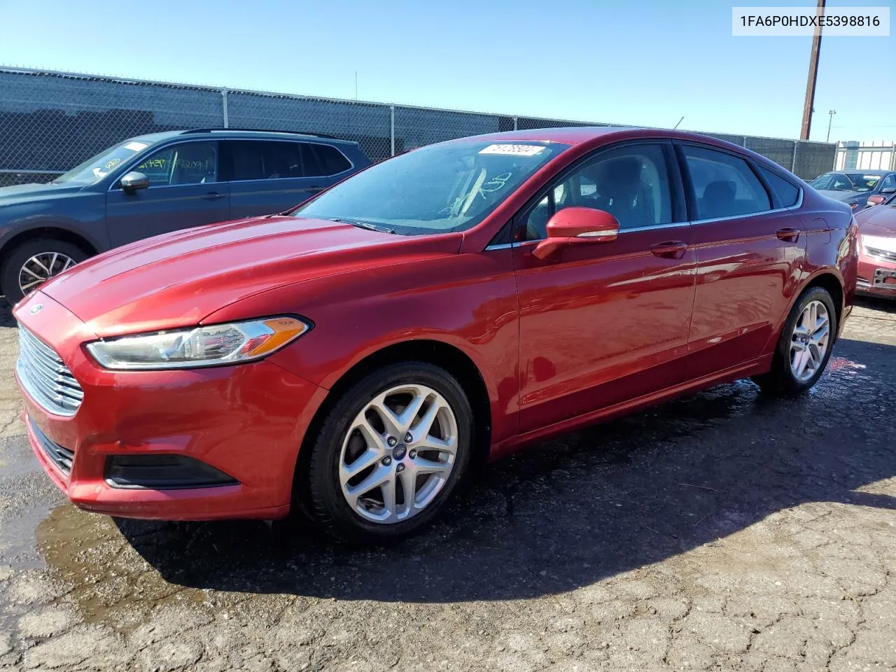 1FA6P0HDXE5398816 2014 Ford Fusion Se