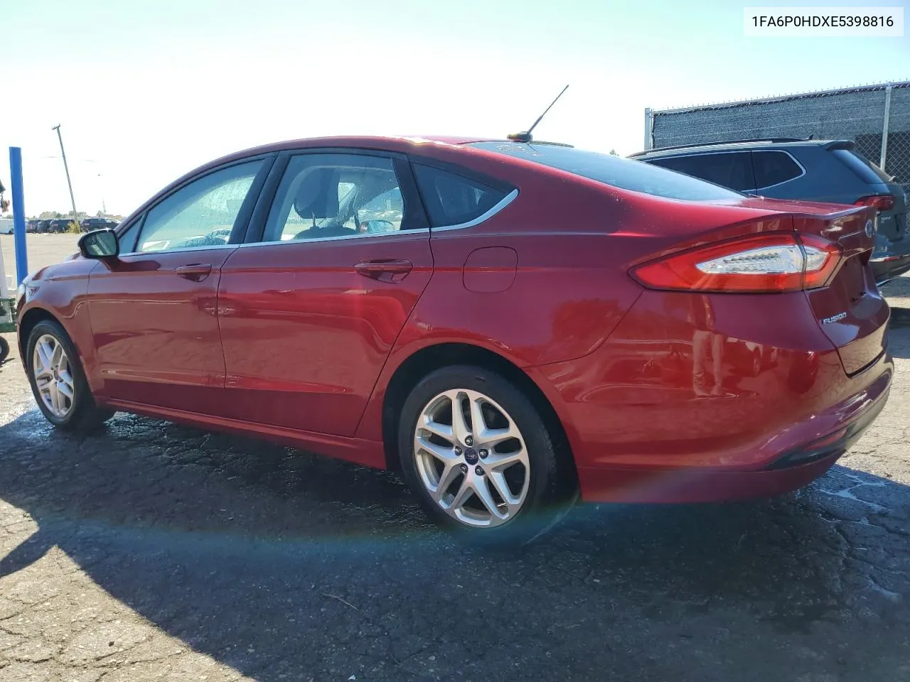 2014 Ford Fusion Se VIN: 1FA6P0HDXE5398816 Lot: 75128504