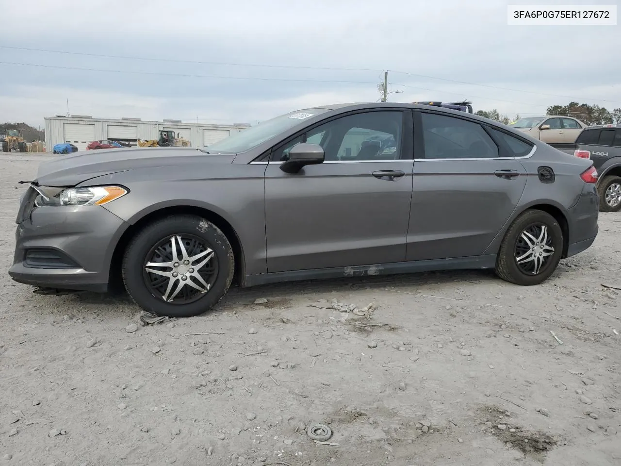 2014 Ford Fusion S VIN: 3FA6P0G75ER127672 Lot: 75171013