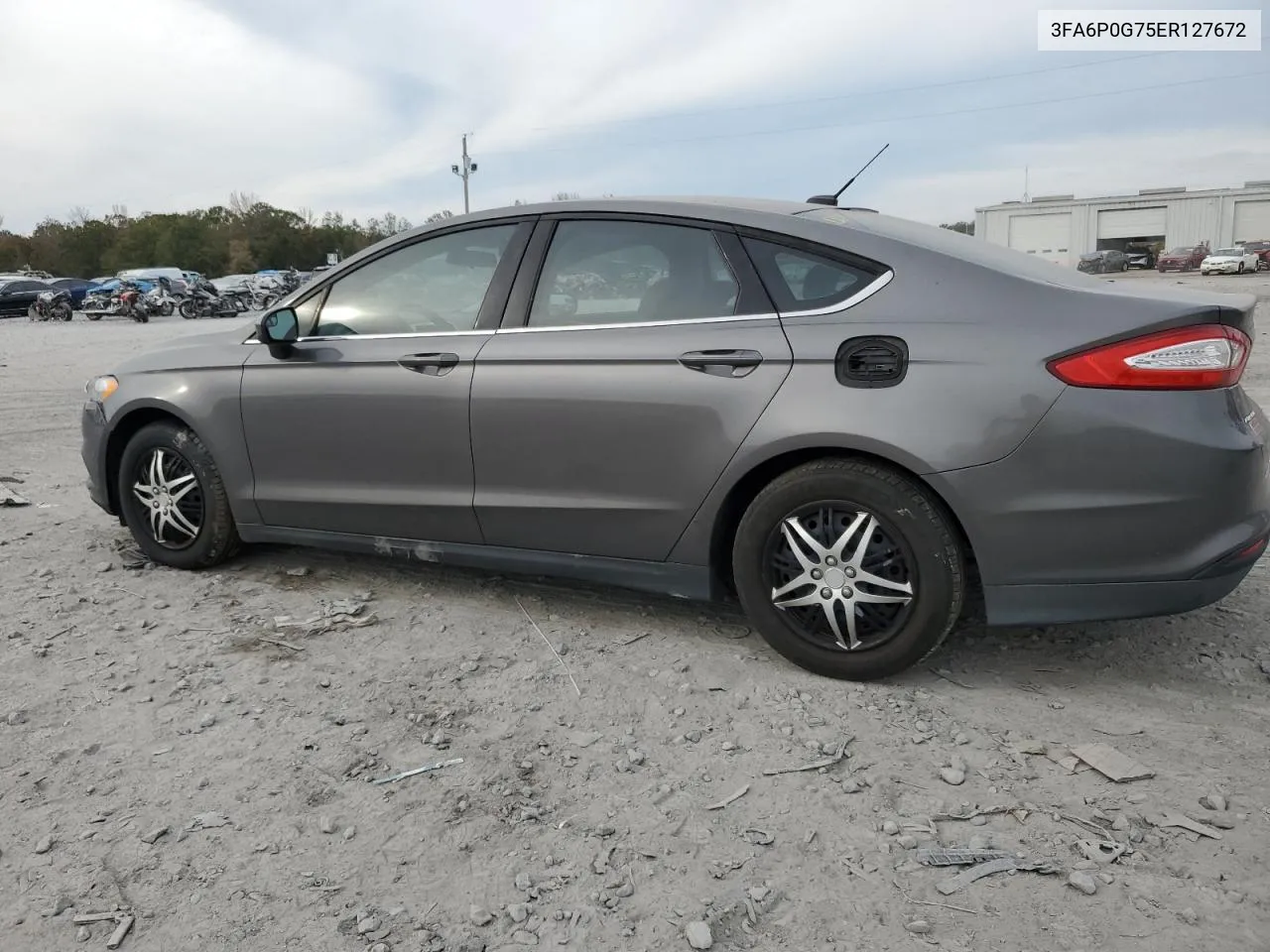 2014 Ford Fusion S VIN: 3FA6P0G75ER127672 Lot: 75171013