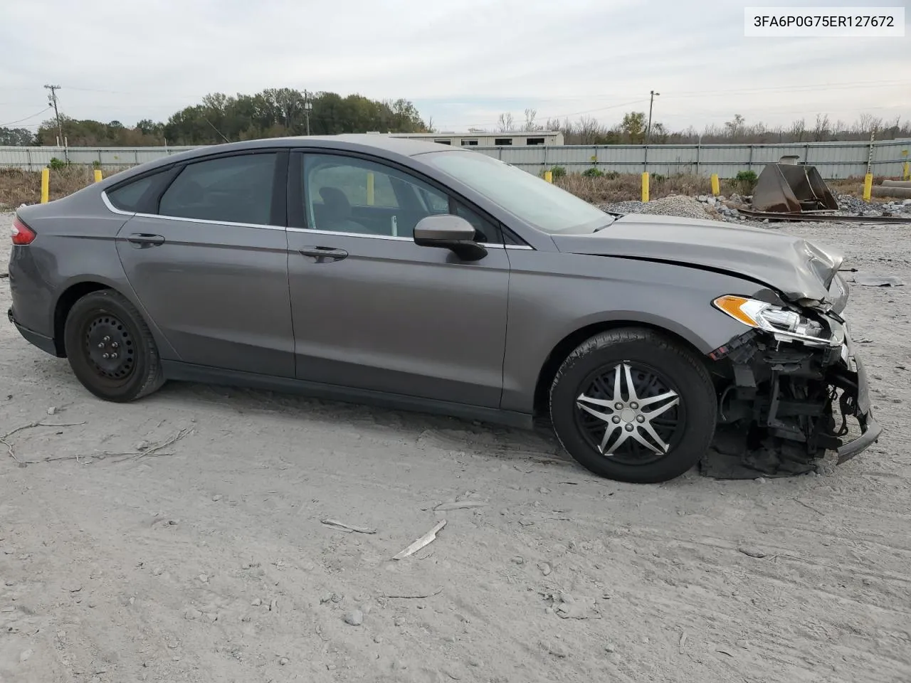 2014 Ford Fusion S VIN: 3FA6P0G75ER127672 Lot: 75171013