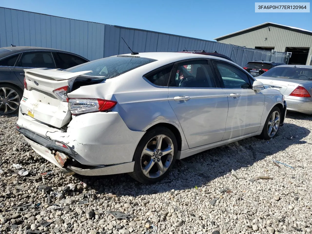 2014 Ford Fusion Se VIN: 3FA6P0H77ER120964 Lot: 75299824