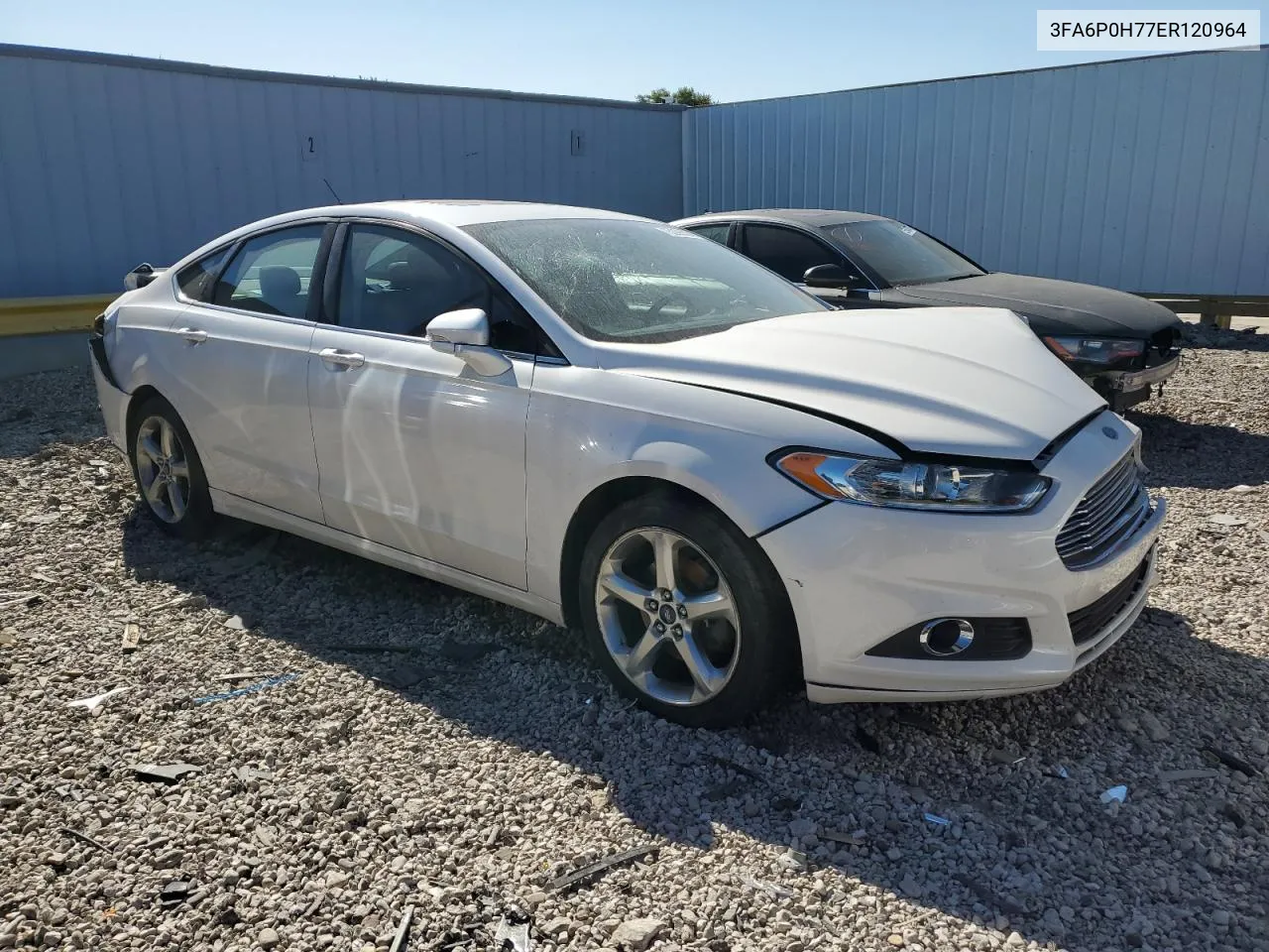 2014 Ford Fusion Se VIN: 3FA6P0H77ER120964 Lot: 75299824