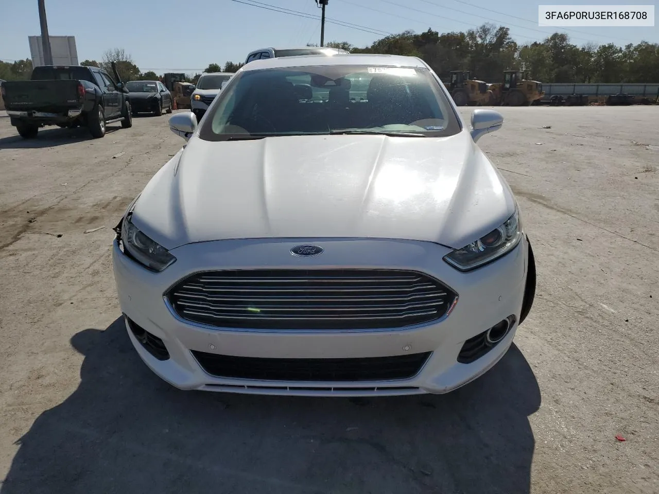 2014 Ford Fusion Titanium Hev VIN: 3FA6P0RU3ER168708 Lot: 75728054