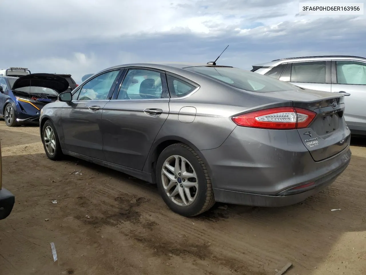 2014 Ford Fusion Se VIN: 3FA6P0HD6ER163956 Lot: 75767184