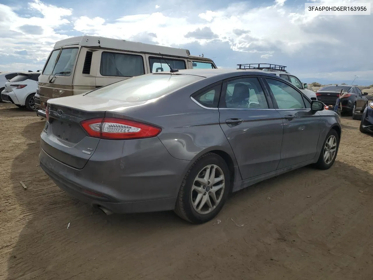 2014 Ford Fusion Se VIN: 3FA6P0HD6ER163956 Lot: 75767184