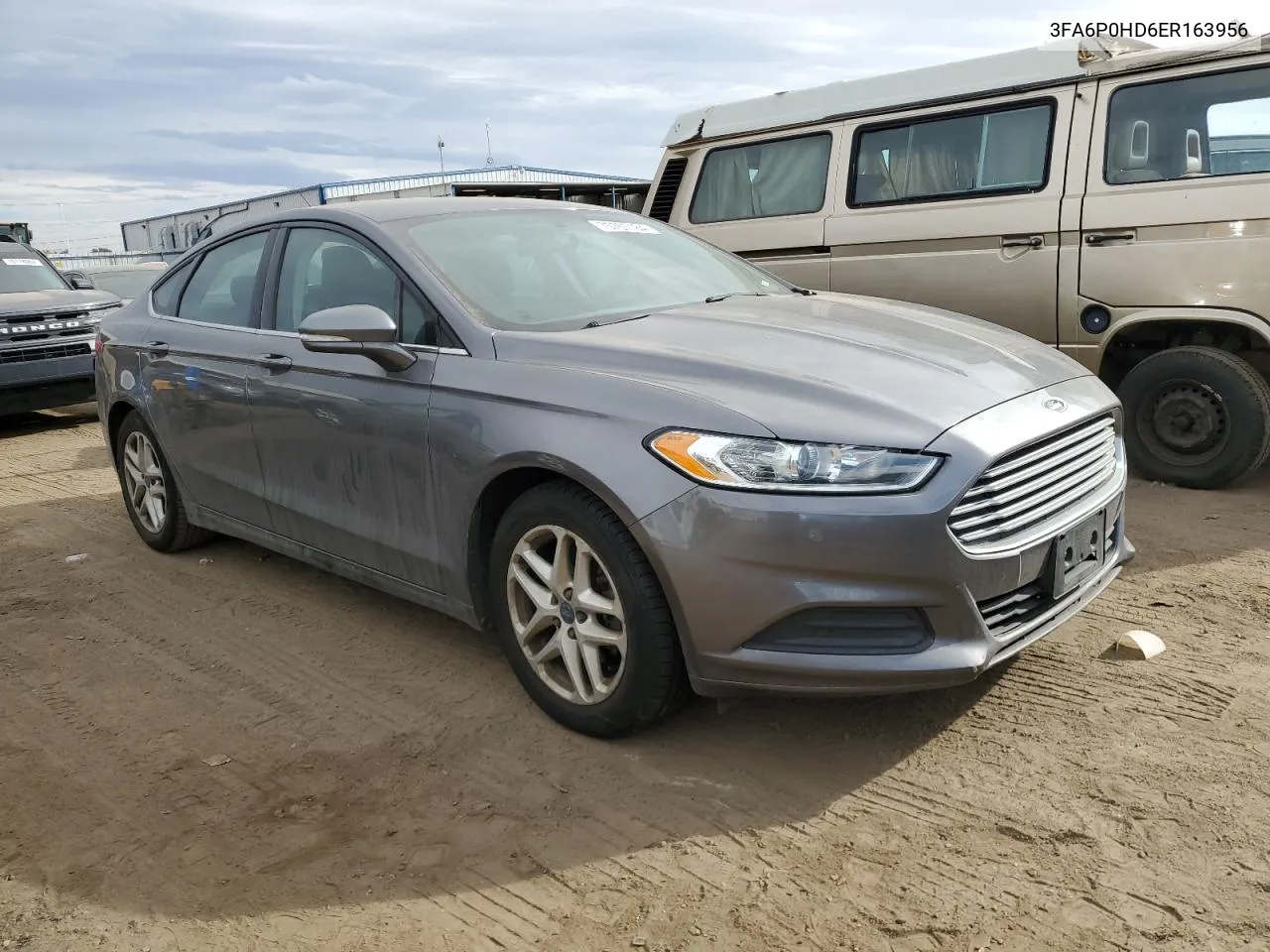 2014 Ford Fusion Se VIN: 3FA6P0HD6ER163956 Lot: 75767184