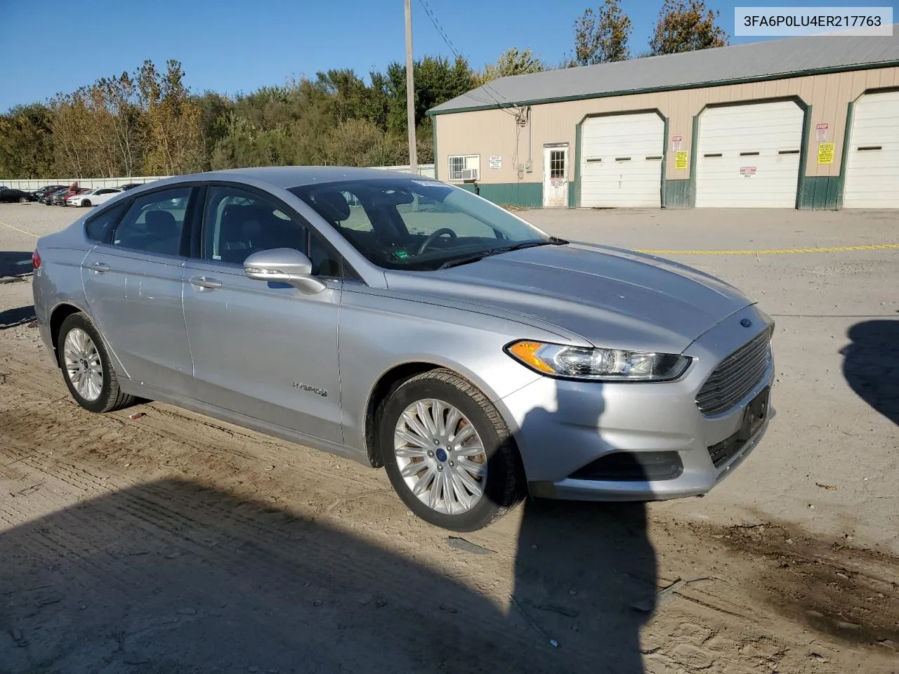 3FA6P0LU4ER217763 2014 Ford Fusion Se Hybrid