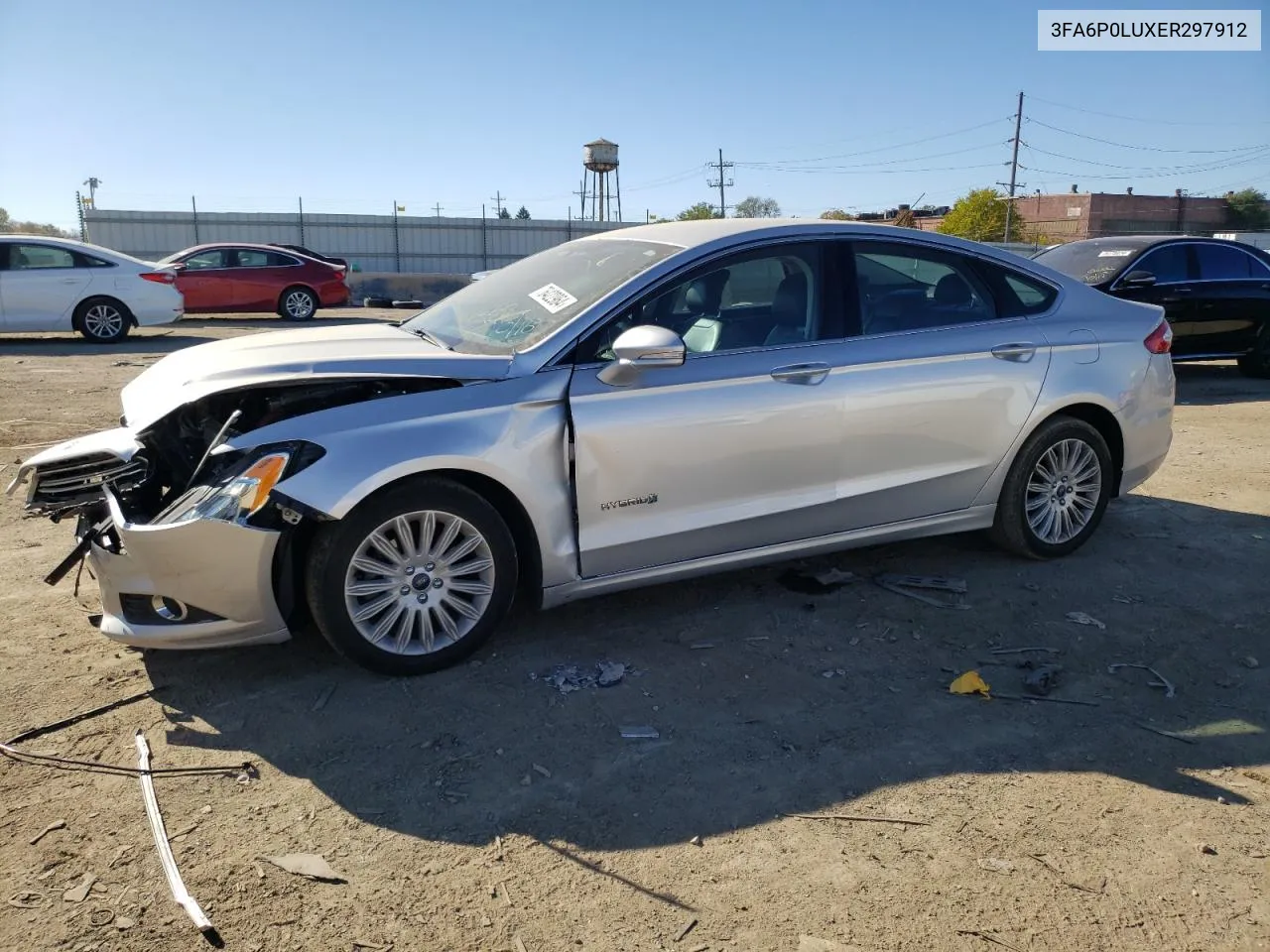 2014 Ford Fusion Se Hybrid VIN: 3FA6P0LUXER297912 Lot: 76422964