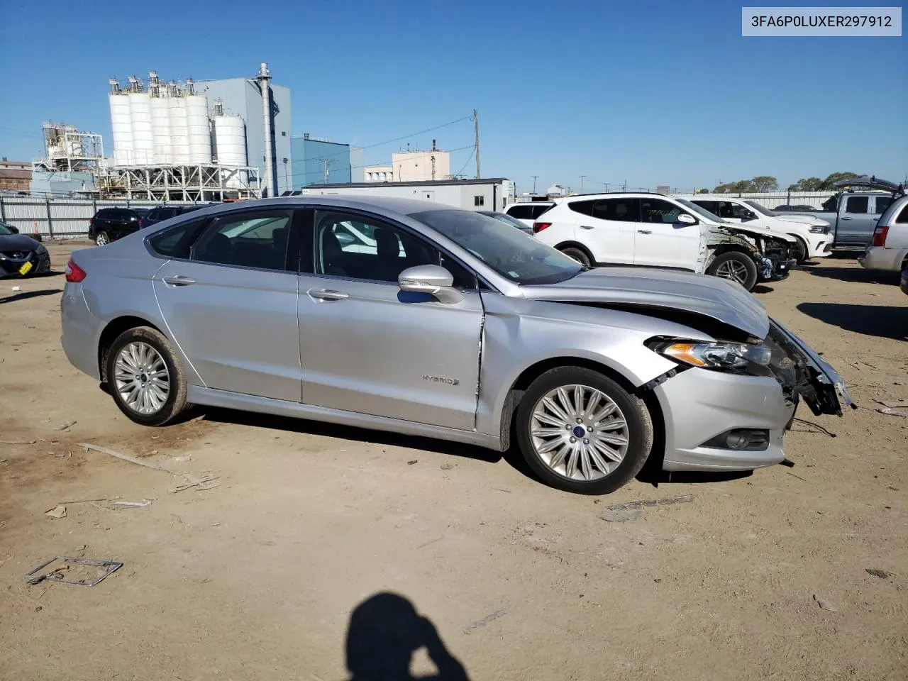 2014 Ford Fusion Se Hybrid VIN: 3FA6P0LUXER297912 Lot: 76422964