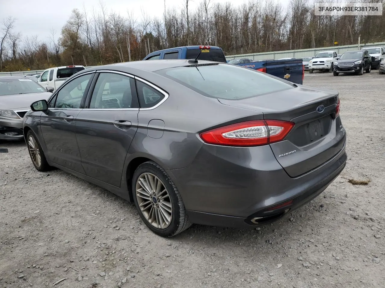 2014 Ford Fusion Se VIN: 3FA6P0H93ER381784 Lot: 76457944