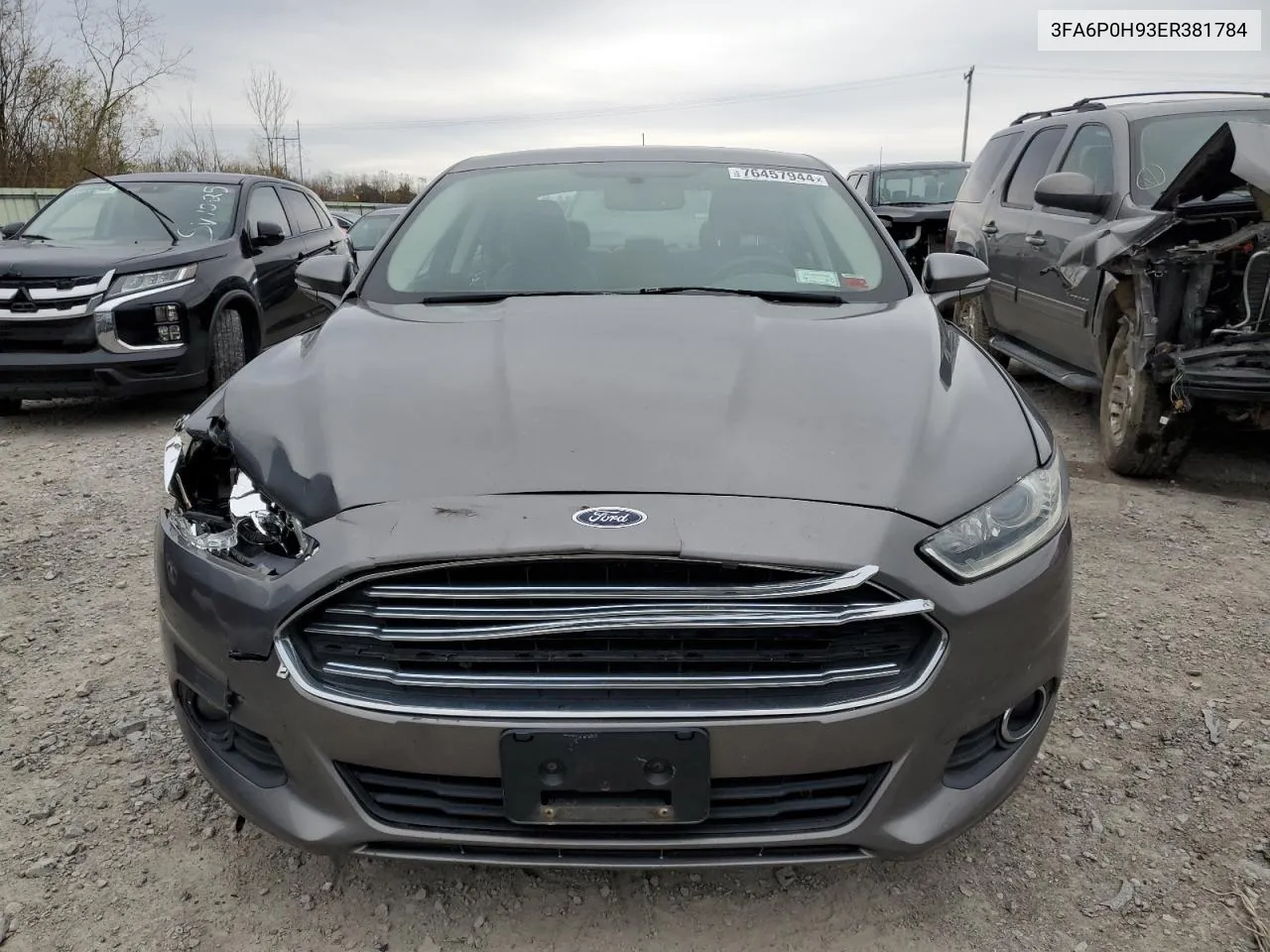 2014 Ford Fusion Se VIN: 3FA6P0H93ER381784 Lot: 76457944