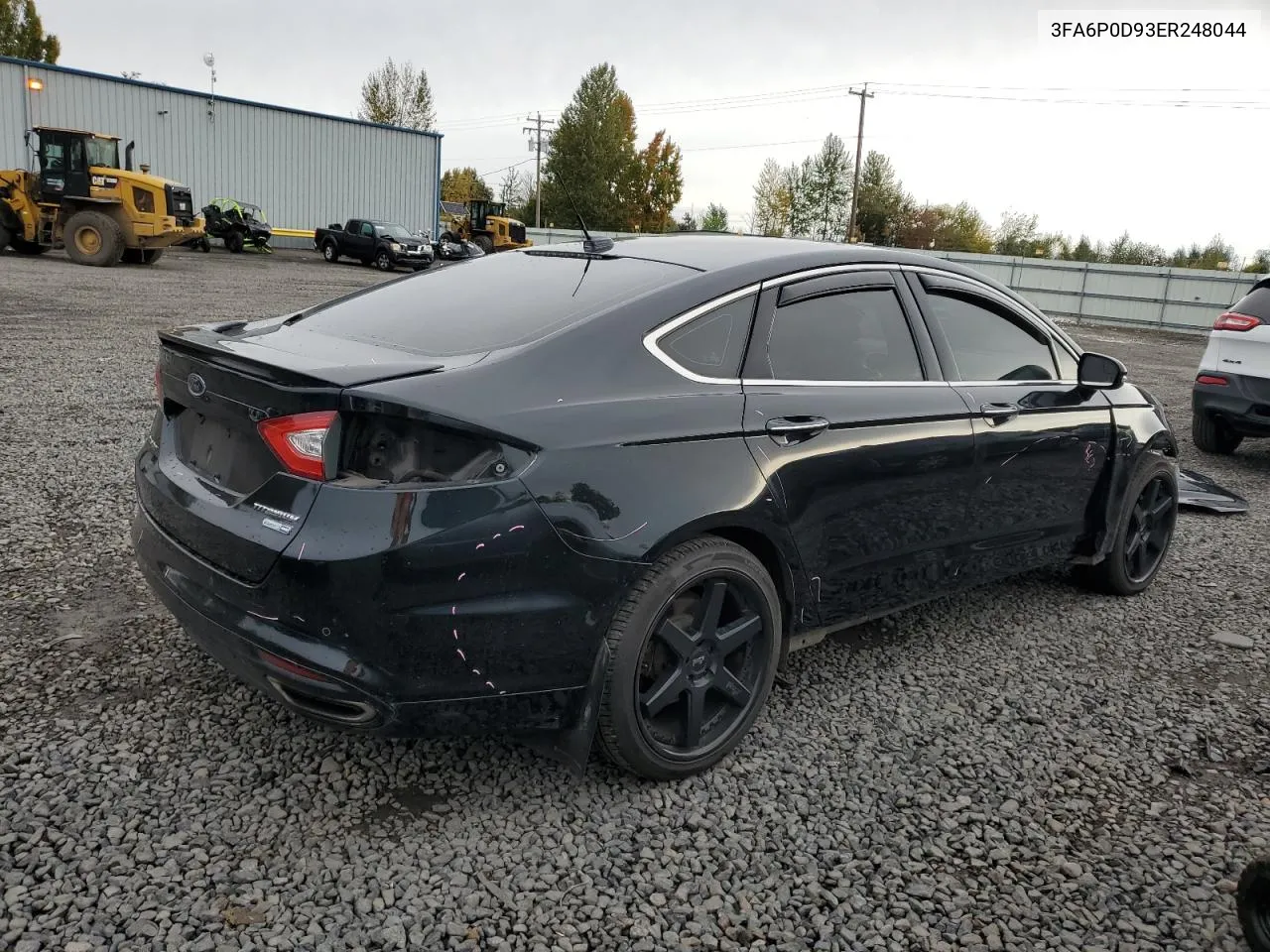 2014 Ford Fusion Titanium VIN: 3FA6P0D93ER248044 Lot: 76507424