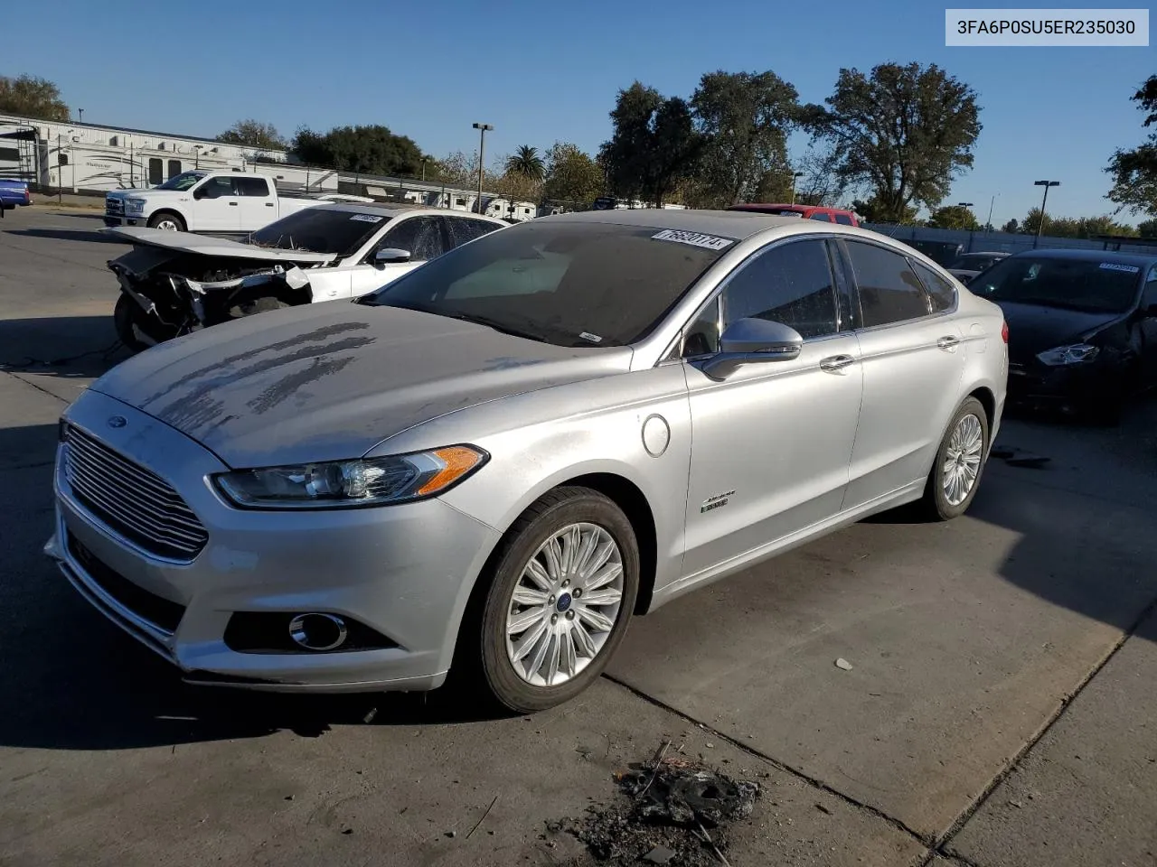 2014 Ford Fusion Titanium Phev VIN: 3FA6P0SU5ER235030 Lot: 76620174