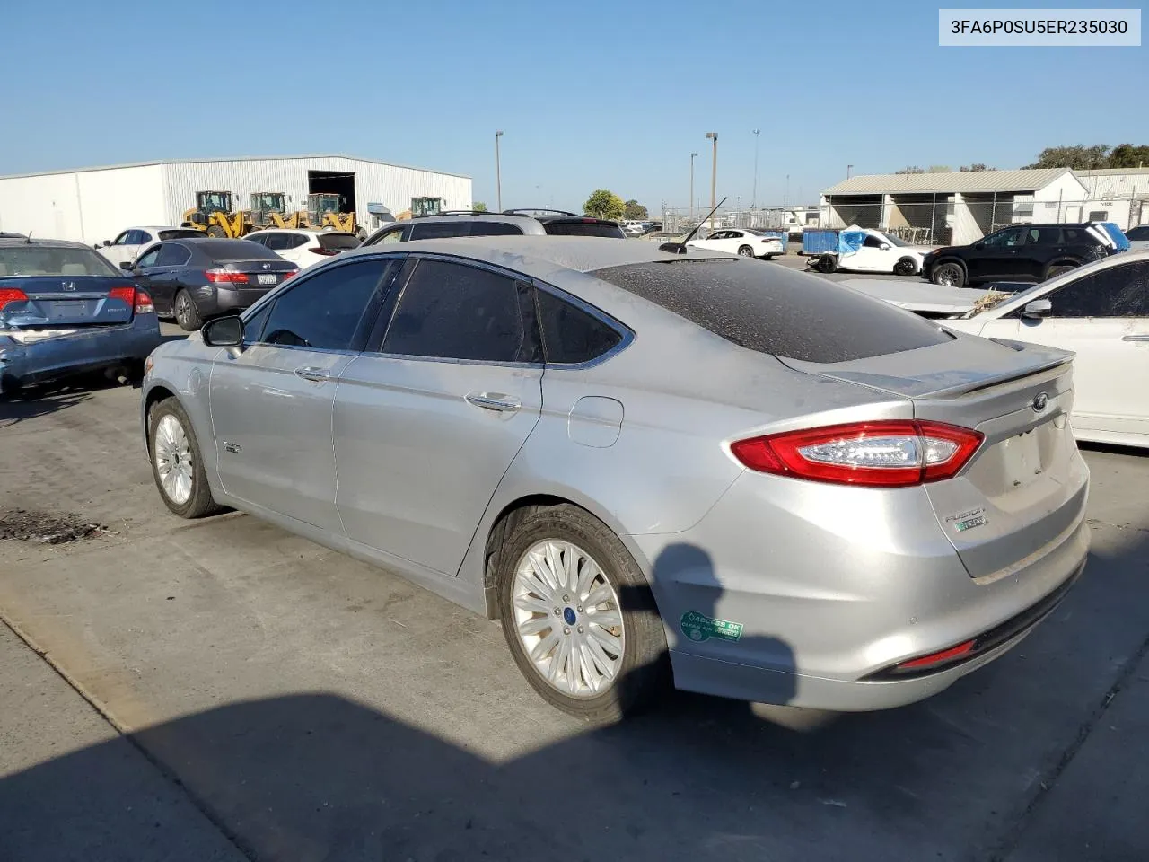 2014 Ford Fusion Titanium Phev VIN: 3FA6P0SU5ER235030 Lot: 76620174