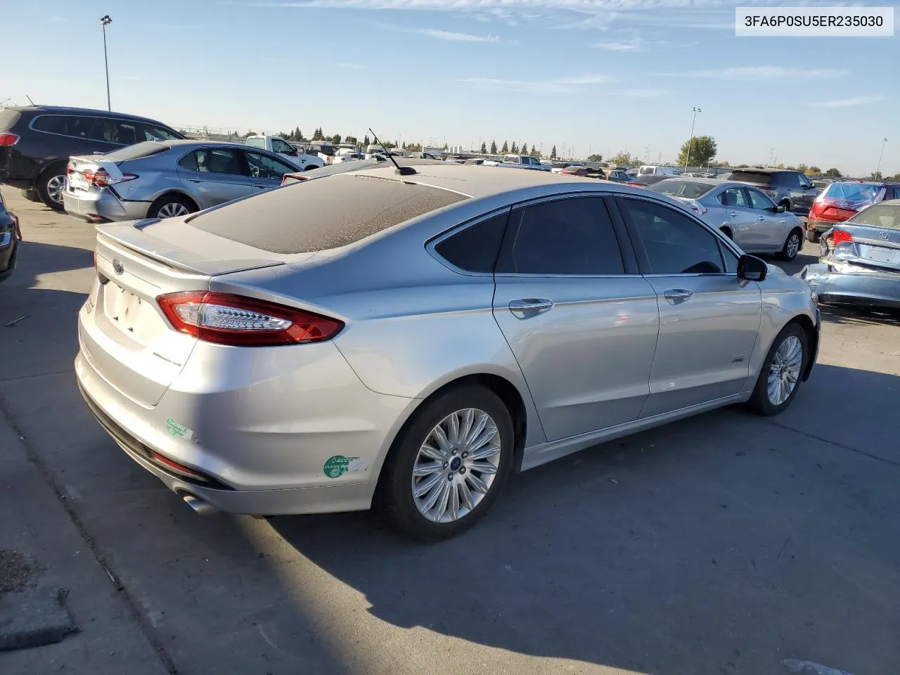 2014 Ford Fusion Titanium Phev VIN: 3FA6P0SU5ER235030 Lot: 76620174