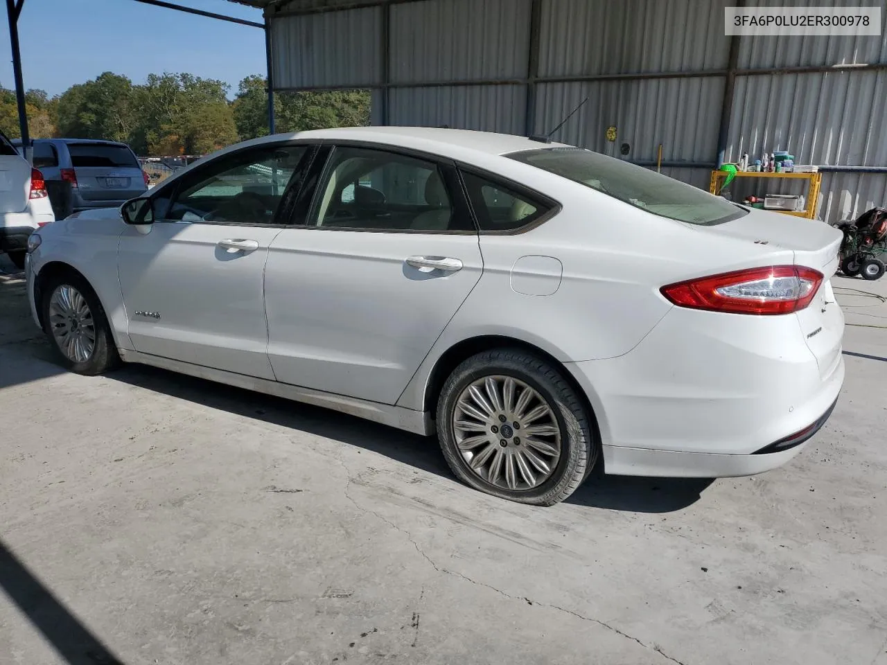 2014 Ford Fusion Se Hybrid VIN: 3FA6P0LU2ER300978 Lot: 76979724