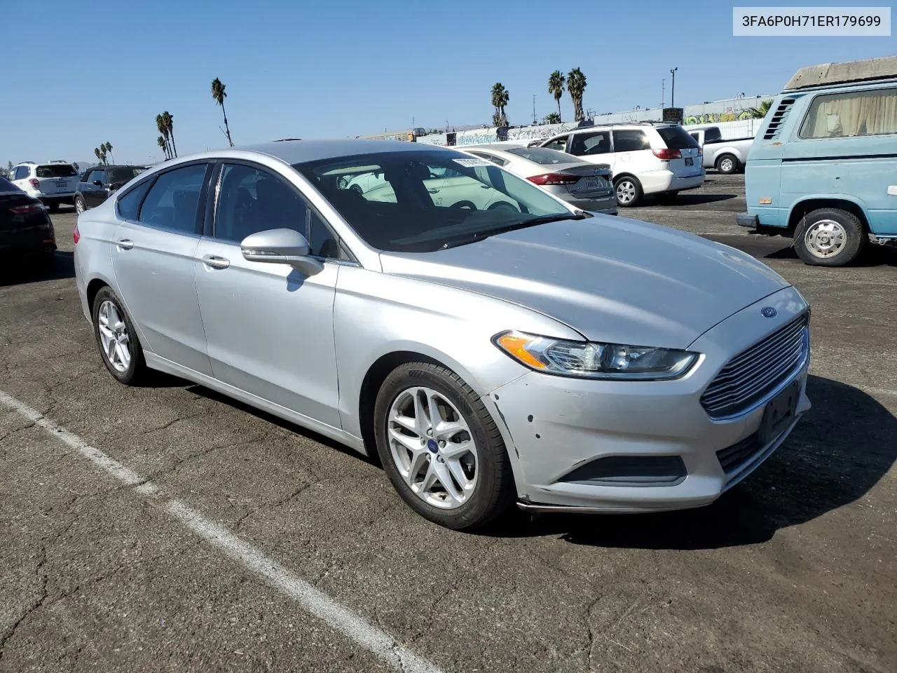 2014 Ford Fusion Se VIN: 3FA6P0H71ER179699 Lot: 77014174