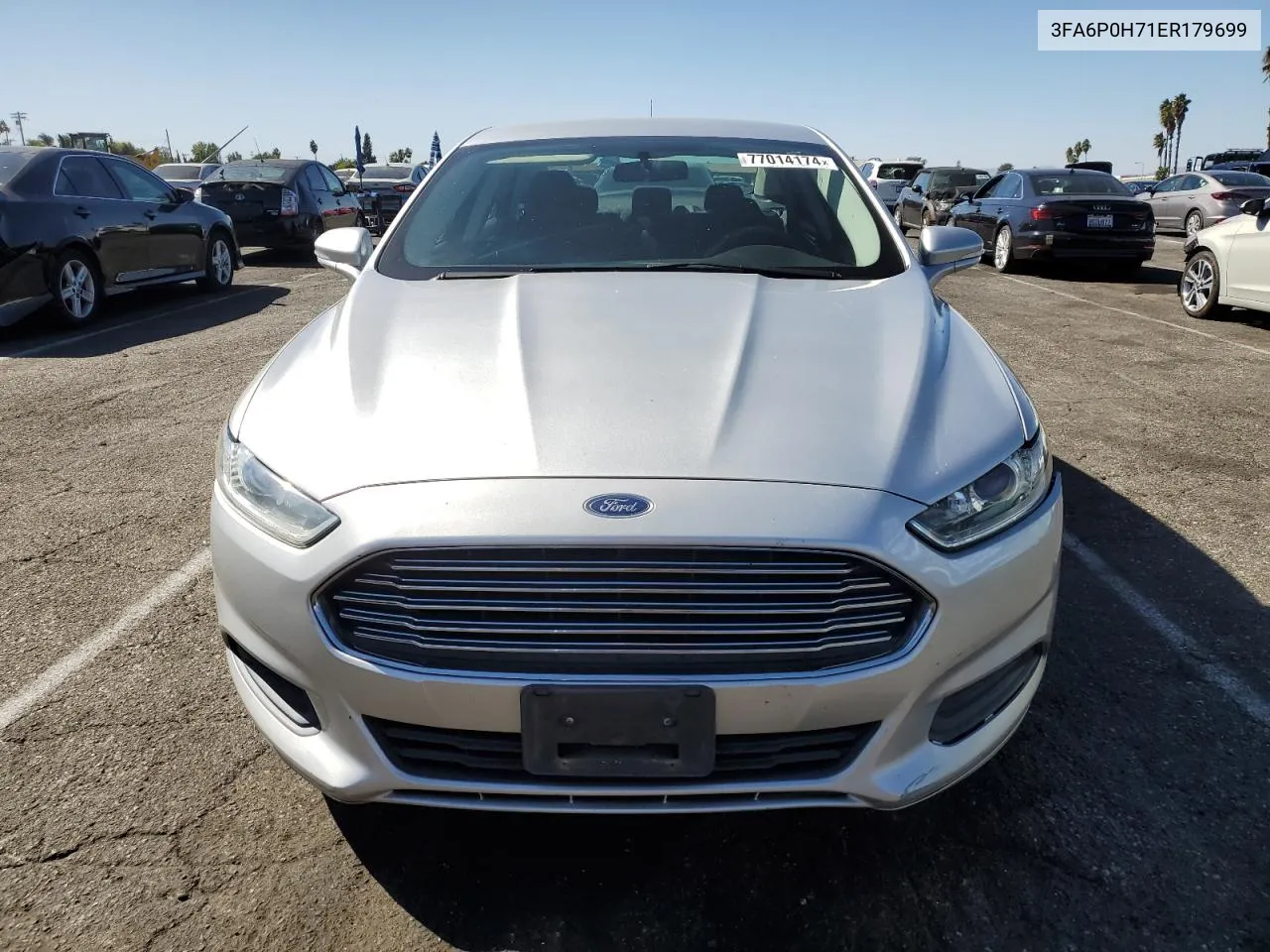 2014 Ford Fusion Se VIN: 3FA6P0H71ER179699 Lot: 77014174