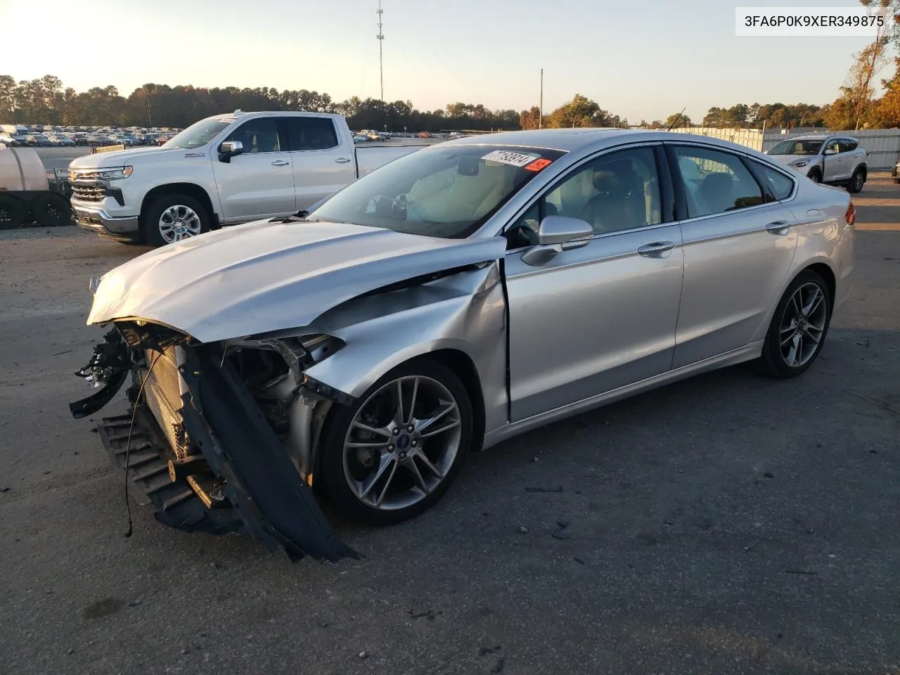 3FA6P0K9XER349875 2014 Ford Fusion Titanium