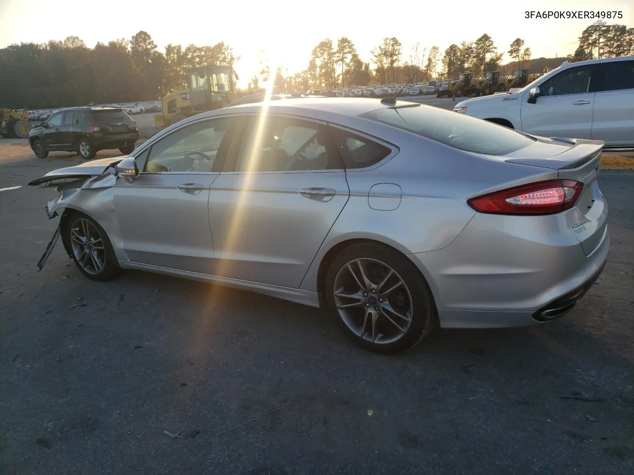 2014 Ford Fusion Titanium VIN: 3FA6P0K9XER349875 Lot: 77193914