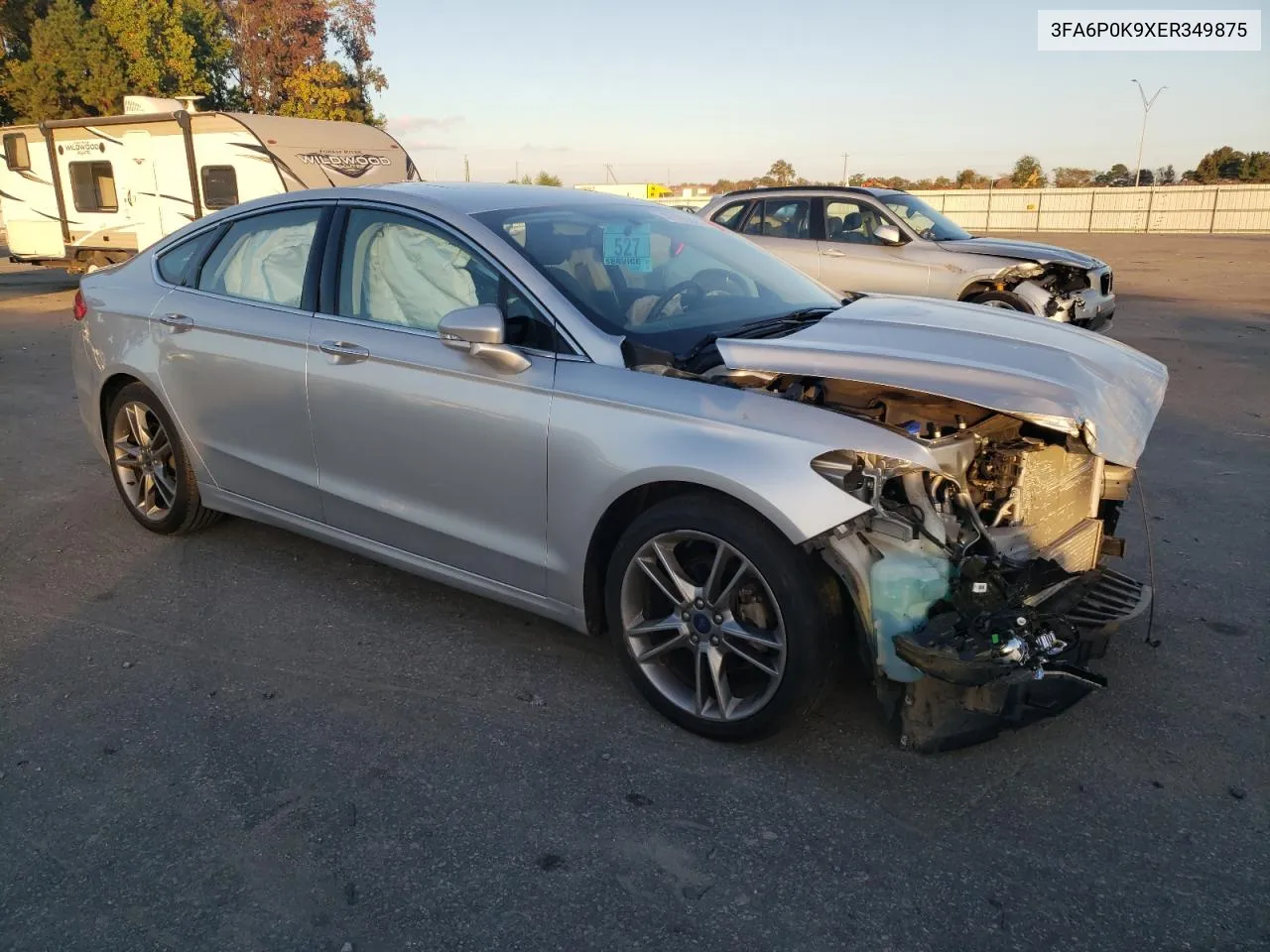 3FA6P0K9XER349875 2014 Ford Fusion Titanium