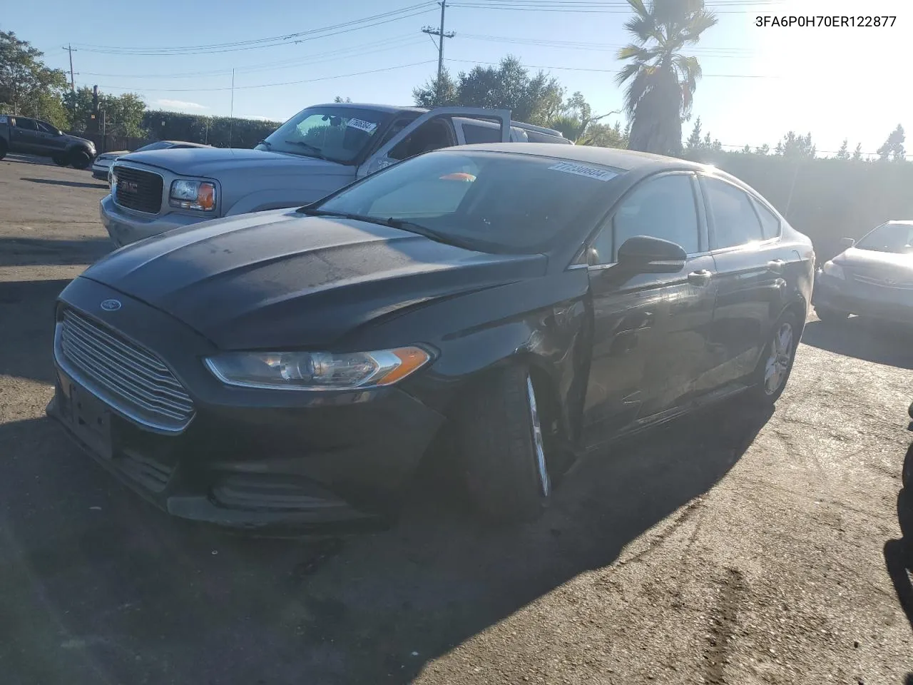 2014 Ford Fusion Se VIN: 3FA6P0H70ER122877 Lot: 77230604