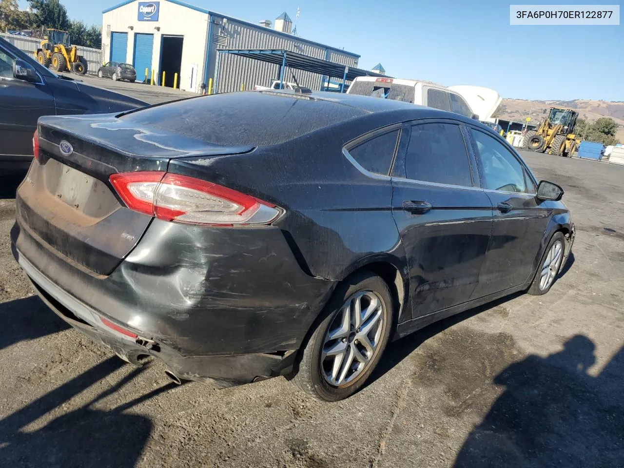 2014 Ford Fusion Se VIN: 3FA6P0H70ER122877 Lot: 77230604