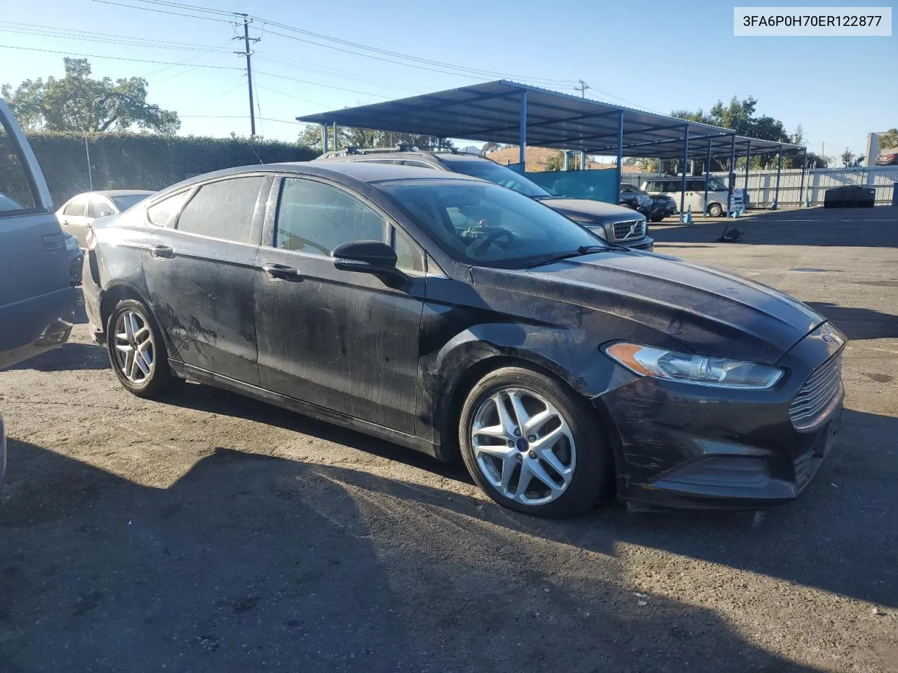 2014 Ford Fusion Se VIN: 3FA6P0H70ER122877 Lot: 77230604