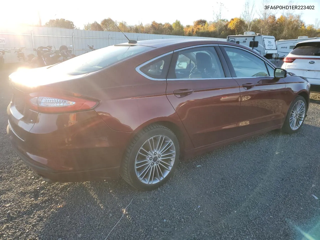 2014 Ford Fusion Se VIN: 3FA6P0HD1ER223402 Lot: 77375124