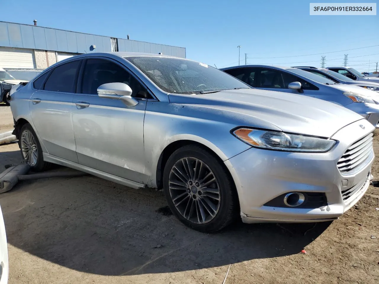 2014 Ford Fusion Se VIN: 3FA6P0H91ER332664 Lot: 77548394