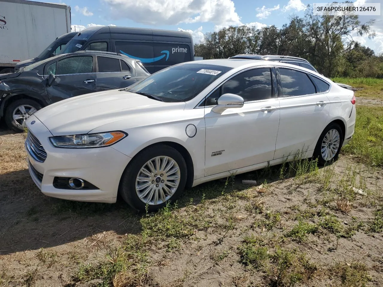 2014 Ford Fusion Titanium Phev VIN: 3FA6P0SU4ER126476 Lot: 77844014