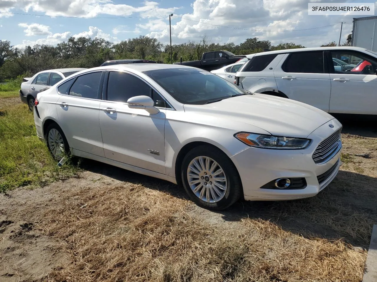 2014 Ford Fusion Titanium Phev VIN: 3FA6P0SU4ER126476 Lot: 77844014