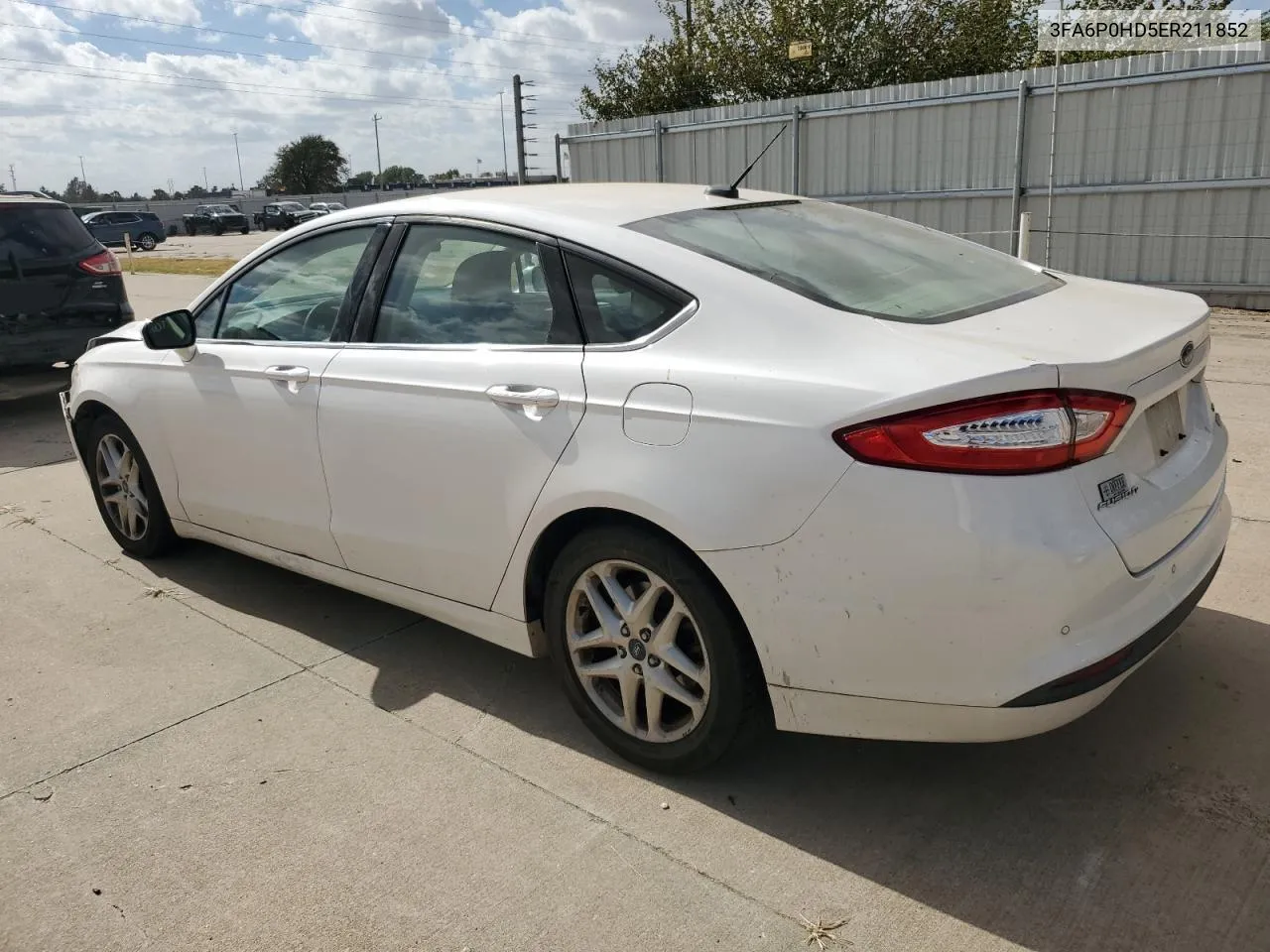 2014 Ford Fusion Se VIN: 3FA6P0HD5ER211852 Lot: 77983814