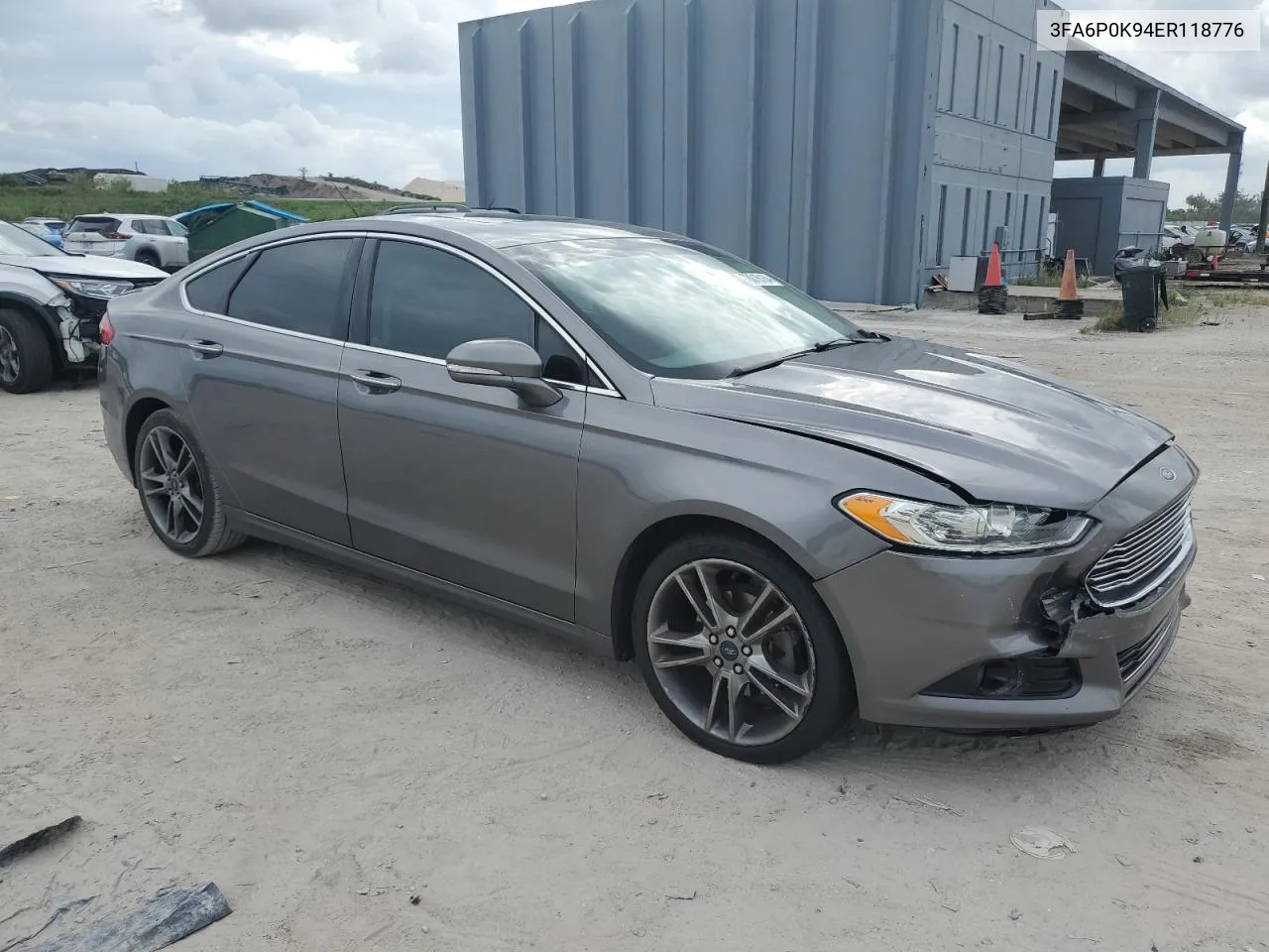 2014 Ford Fusion Titanium VIN: 3FA6P0K94ER118776 Lot: 78016164