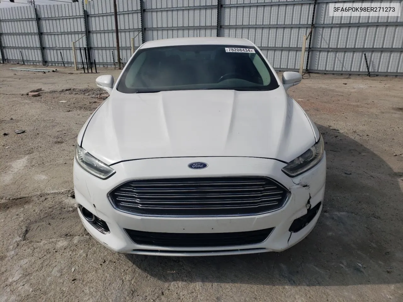 2014 Ford Fusion Titanium VIN: 3FA6P0K98ER271273 Lot: 78208434